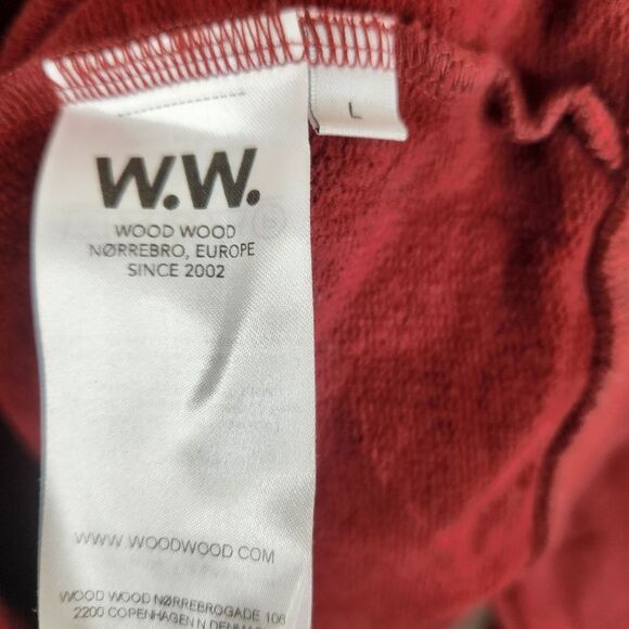 Double A By Wood Wood Crew Neck Pullover Tye Sweatshirt Large - Picture 7 of 7